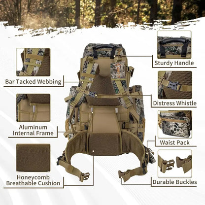 Traverseon Camo Tactical Hunting Backpack