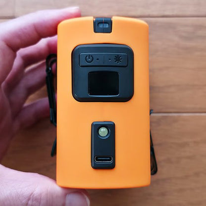 Portable Waist Fan – 8000mAh, 14,400 RPM Low-Noise, TEC Cooling & Solar | Traverseon