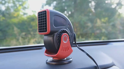 12V Car Heater & Defroster – 80°C Rapid Heat, Dual-Mode, 360° Adjustable | Traverseon