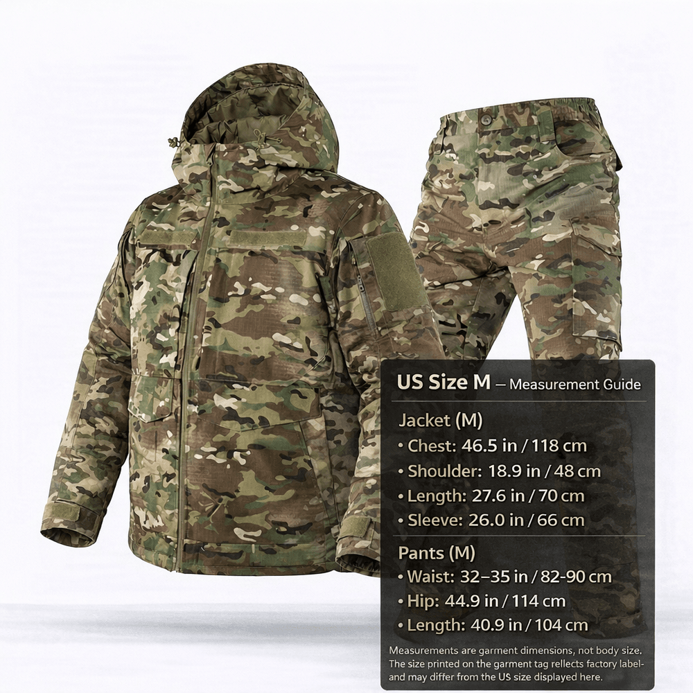 Men's Camo Hunting Clothes – Insulated Jacket & Pants Set, M–4XL | Traverseon