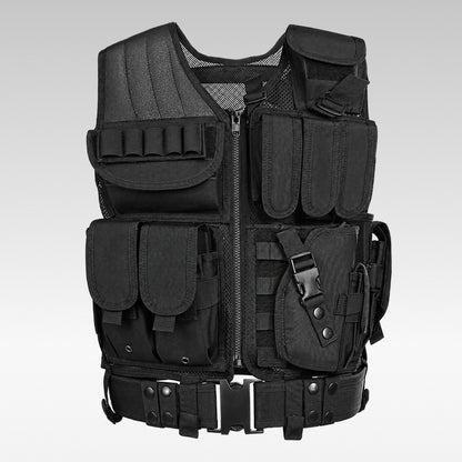 600D Tactical MOLLE Vest – Adjustable 3.09 lb Mesh Loadout | Traverseon