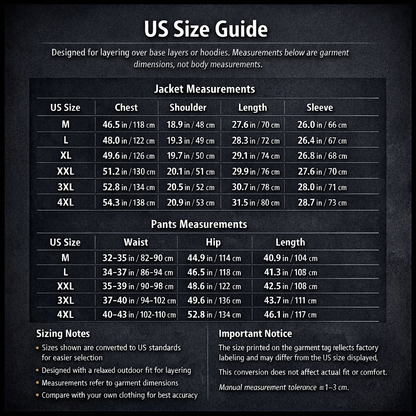 Men's Insulated Camo Hoodie Jacket Pants– Winter Hunting Work Suit | Traverseon